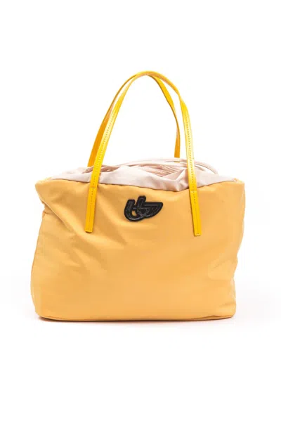 Byblos Sunshine Chic Fabric Shopper Bag In Yellow