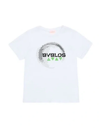 Byblos Babies'  Toddler Boy T-shirt White Size 4 Cotton