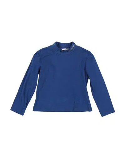 Byblos Babies'  Toddler Girl T-shirt Blue Size 4 Cotton, Elastane