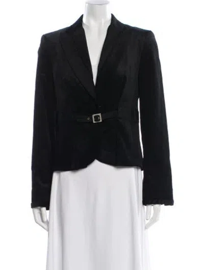 Pre-owned Byblos Vintage Late 1990's - Early 2000's Blazer In Black