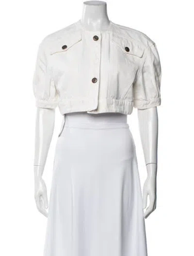 Pre-owned Byblos Vintage Late 1990's - Early 2000's Bolero In White