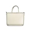 Byblos White Pvc Handbag In White