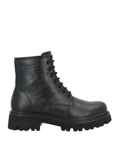 Byblos Woman Ankle Boots Black Size 8 Textile Fibers