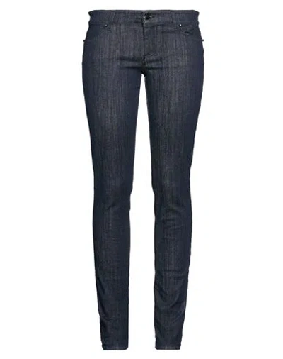 Byblos Woman Jeans Blue Size 29 Cotton, Elastane