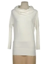 Byblos Woman Long Sleeve Sweater White Size M Acrylic, Viscose In White