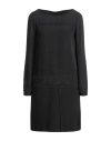 Byblos Woman Short Dress Black Size 4 Polyester In Black