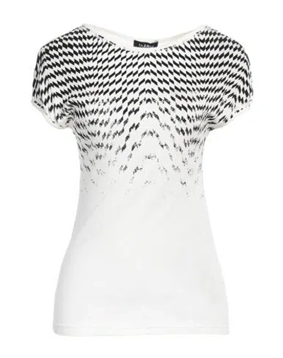 Byblos Woman T-shirt White Size Xs Modal, Cashmere
