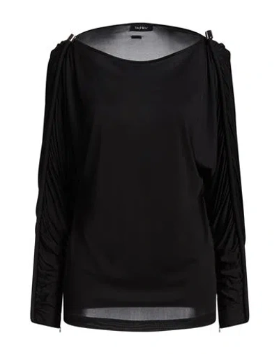 Byblos Woman Top Black Size Xs Viscose