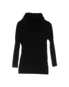 Byblos Woman Turtleneck Black Size Xs Acrylic, Viscose