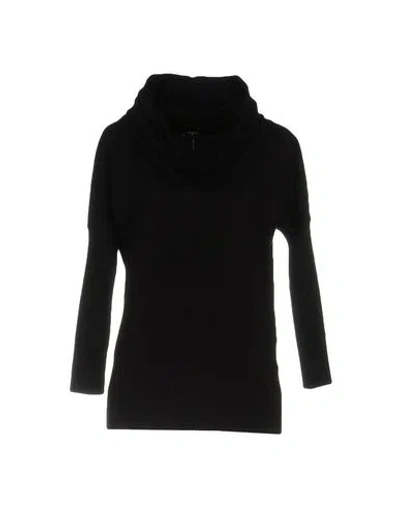 Byblos Woman Turtleneck Black Size Xs Acrylic, Viscose