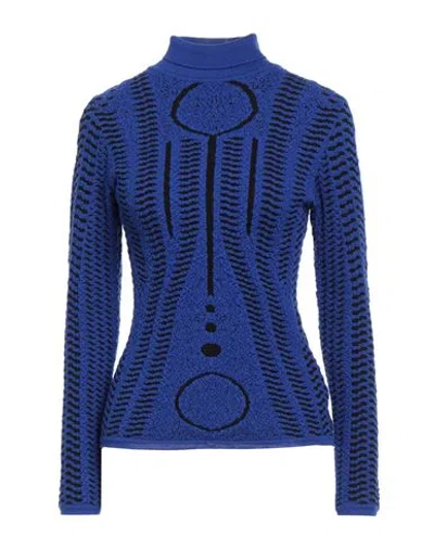 Byblos Woman Turtleneck Bright Blue Size Xs Wool