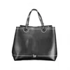 Byblos Women's Polyethylene Handbag In Black In Black
