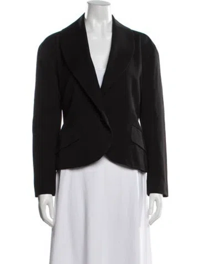 Pre-owned Byblos Wool Blazer In Black