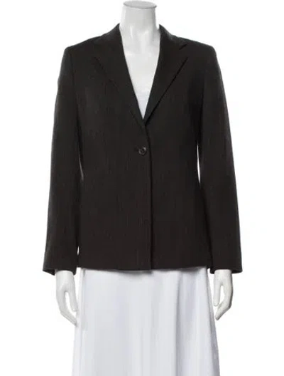 Pre-owned Byblos Wool Blazer In Brown