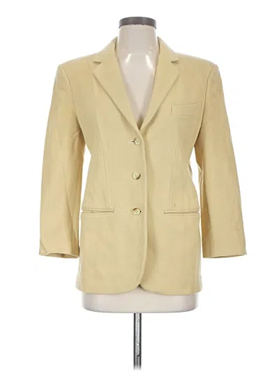 Pre-owned Byblos Wool Blazer Jacket In Ivory