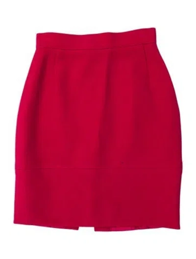 Pre-owned Byblos Wool Mini Skirt In Pink