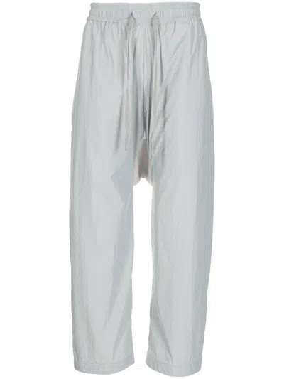 Byborre Cropped Colour-block Track Pants In Neutral