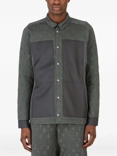 BYBORRE TEXTURED PANELLED SHIRT