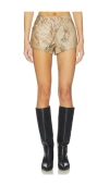 By.dyln Brayden Micro Short In Neutral