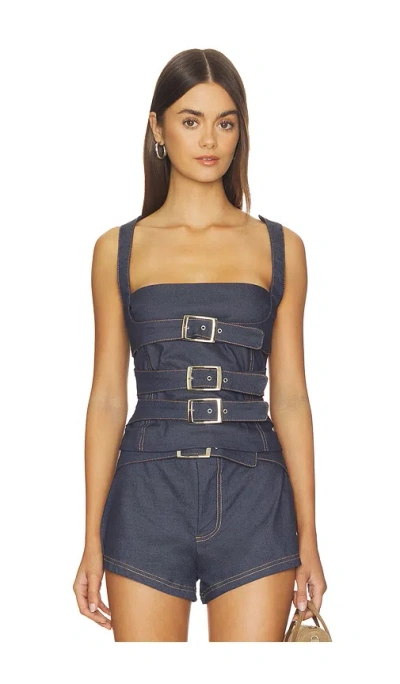 By.dyln Cindy Top In Blue