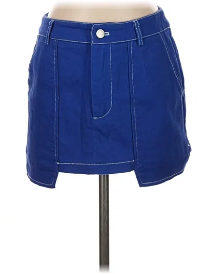 Pre-owned By.dyln Denim Skirt In Blue