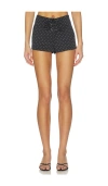By.dyln Emmeline Micro Short In Black
