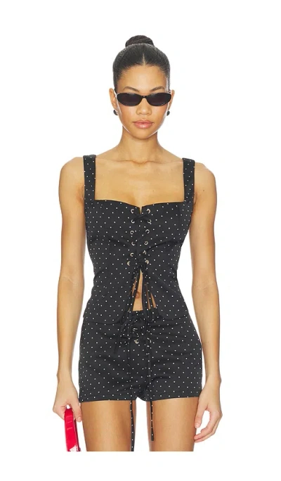 By.dyln Emmeline Top In Black