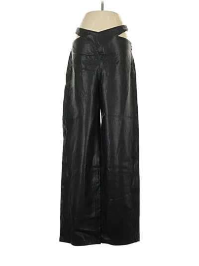 Pre-owned By.dyln Faux Leather Pants In Black