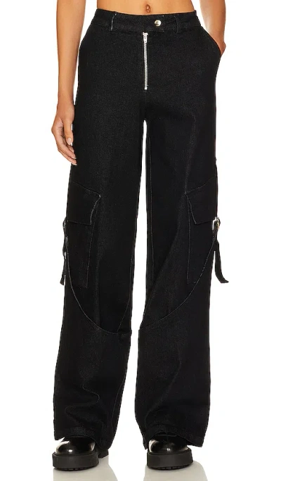 By.dyln Immy Jeans In Vintage Black