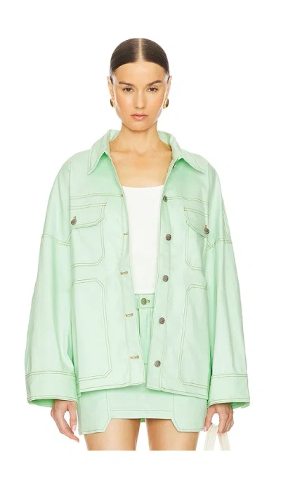 By.dyln Jerome Jacket In Mint