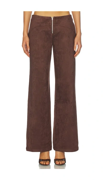 By.dyln Lidia Straight Leg In Brown