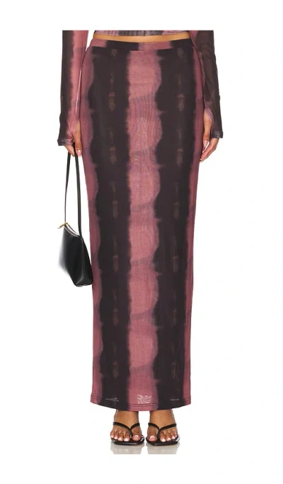 By.dyln Maddox Maxi Skirt In Print