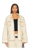 By.dyln Mallory Jacket In Bone