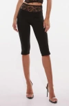 By.dyln Melanie Lace Trim Capri Pants