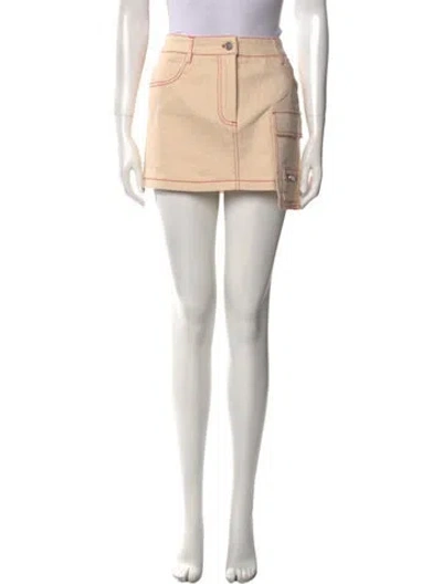 Pre-owned By.dyln Mini Skirt W/ Tags In Neutral