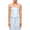 By.dyln Monica Denim Corset