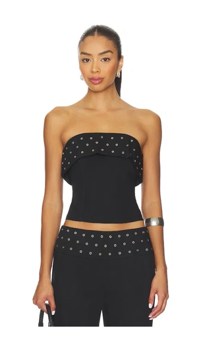 By.dyln Reeves Bodice Top In Black