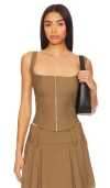 By.dyln Salone Top In Taupe