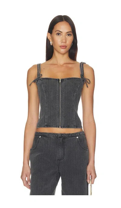 By.dyln Santal Top In Pinstripe
