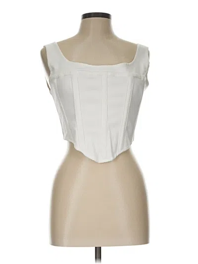 Pre-owned By.dyln Sleeveless Blouse In Ivory