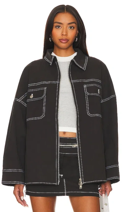 By.dyln Vaeda Jacket In Licorice