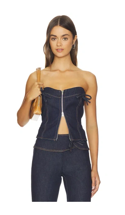 By.dyln Valerie Top In Blue