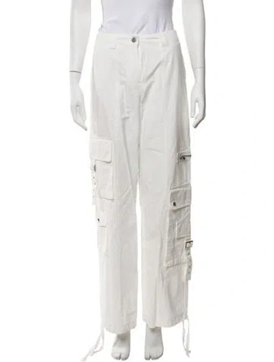 Pre-owned By.dyln Wide Leg Pants In White