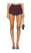 By.dyln X Revolve Brayden Micro Short In Brown
