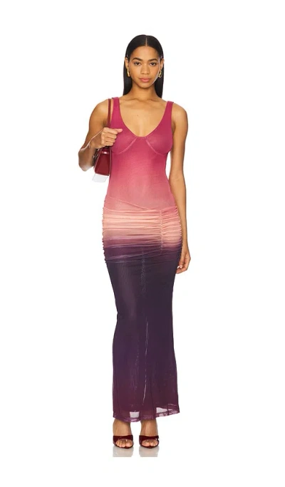 By.dyln X Revolve Cascada Maxi Dress In 颜色深浅渐进