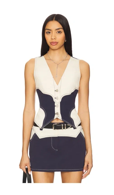 By.dyln X Revolve Donella Vest In Navy