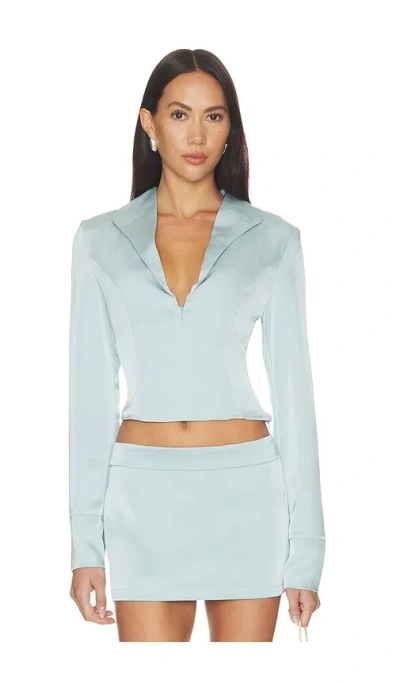 By.dyln X Revolve Myka Shirt In Blue