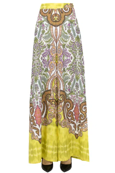 Bye Firenze Wide Trousers In Multi