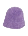 Bye Woman Hat Purple Size Onesize Polyester