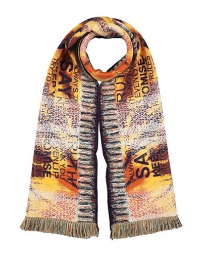 Bye Woman Scarf Brown Size - Acrylic, Wool, Viscose